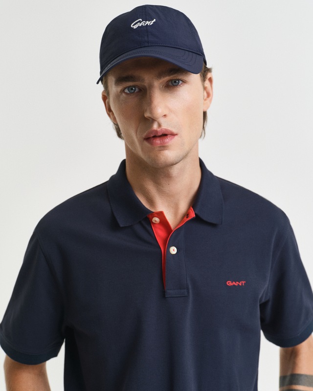 Gant Poloshirt »REG CONTRAST PIQUE SS POLO« mit kontrastfarbenen Einsätzen