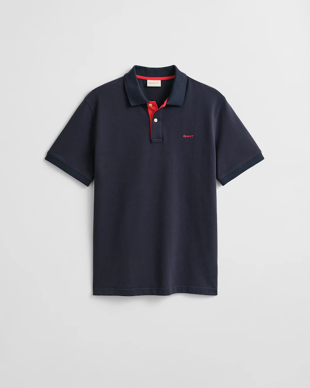 Gant Poloshirt »REG CONTRAST PIQUE SS POLO« mit kontrastfarbenen Einsätzen