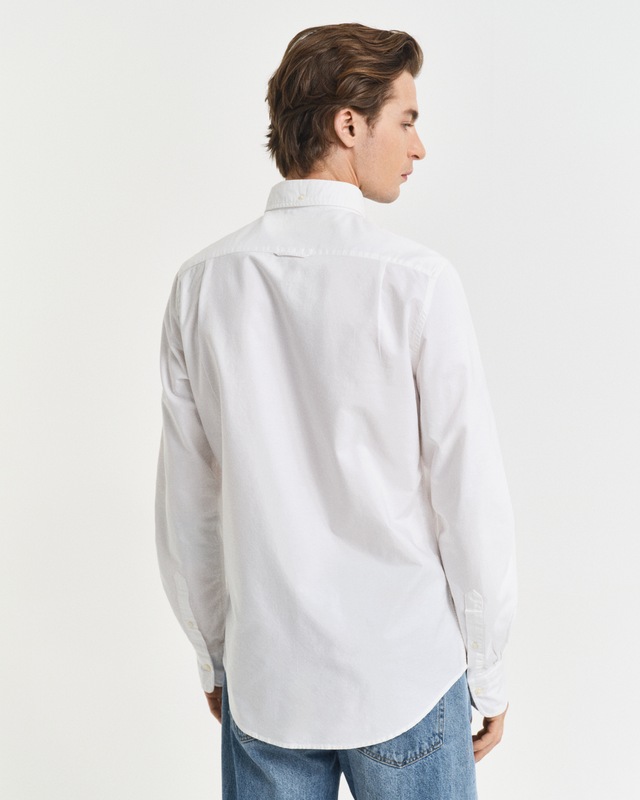Gant Langarmhemd »Slim Fit Oxford Hemd strukturiert langlebig dicker« Oxford Hemd Slim Fit