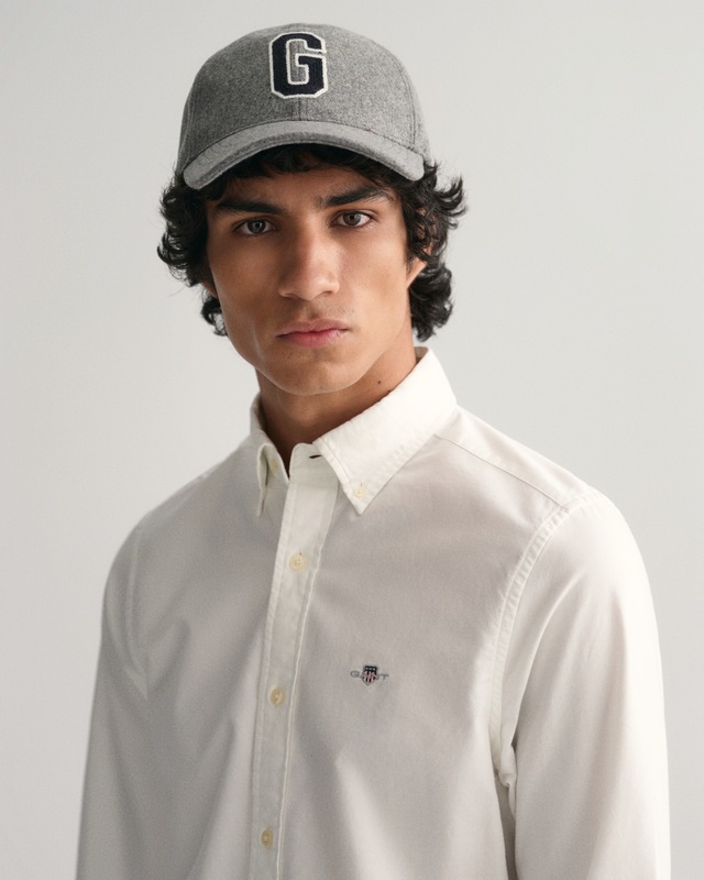 Gant Langarmhemd »Slim Fit Oxford Hemd strukturiert langlebig dicker« Oxford Hemd Slim Fit