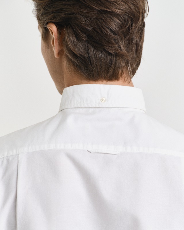 Gant Langarmhemd »Slim Fit Oxford Hemd strukturiert langlebig dicker« Oxford Hemd Slim Fit