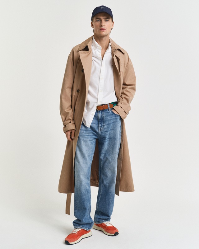 Gant Langarmhemd »Slim Fit Oxford Hemd strukturiert langlebig dicker« Oxford Hemd Slim Fit