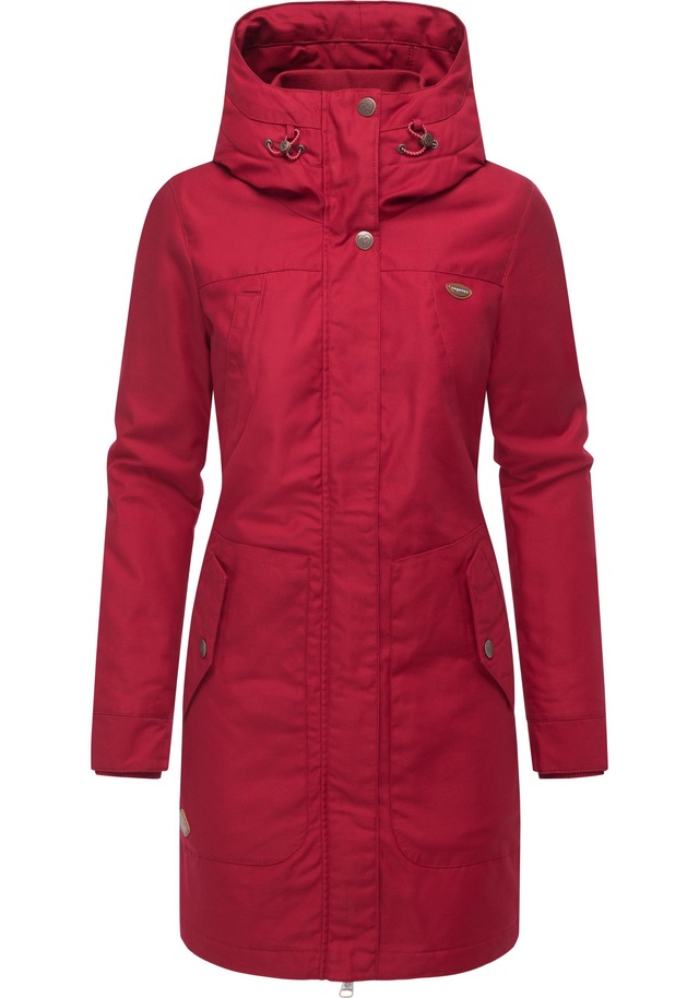 Ragwear Wintermantel »Jannisa« stylischer Damen Winterparka mit Kapuze