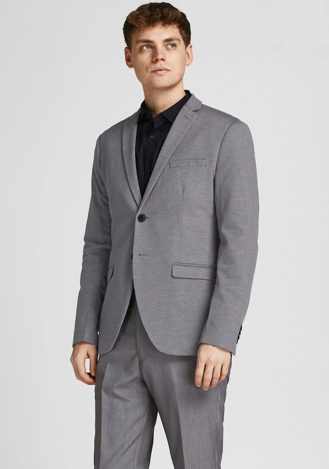Jack & Jones Sakko »JPRFRANCO Blazer mit 2-Knopf-Form und extra schmalem Schnitt« unifarben, modisch, slim fit, Kunstfaser