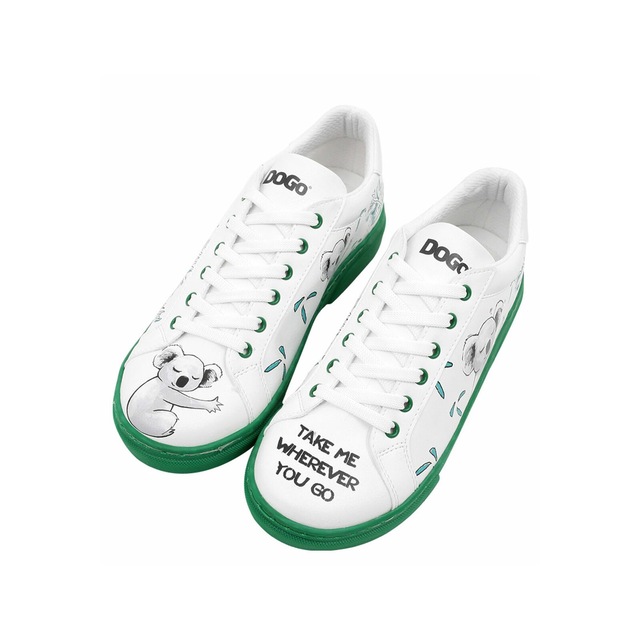 DOGO Sneaker »Ace Low-Top Sneaker The Wise Owl Damen Sneaker« Handgefertigt