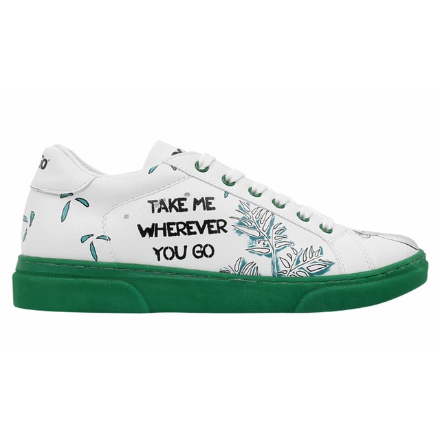 DOGO Sneaker »Ace Low-Top Sneaker Best Of Tweety And Sylvester Black Damen« Handgefertigt
