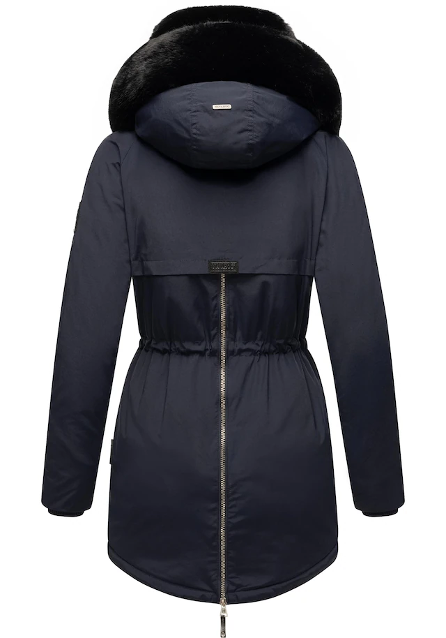 Navahoo Wintermantel »Sweety Deluxe« modischer Winterparka mit großer doppelter Kapuze