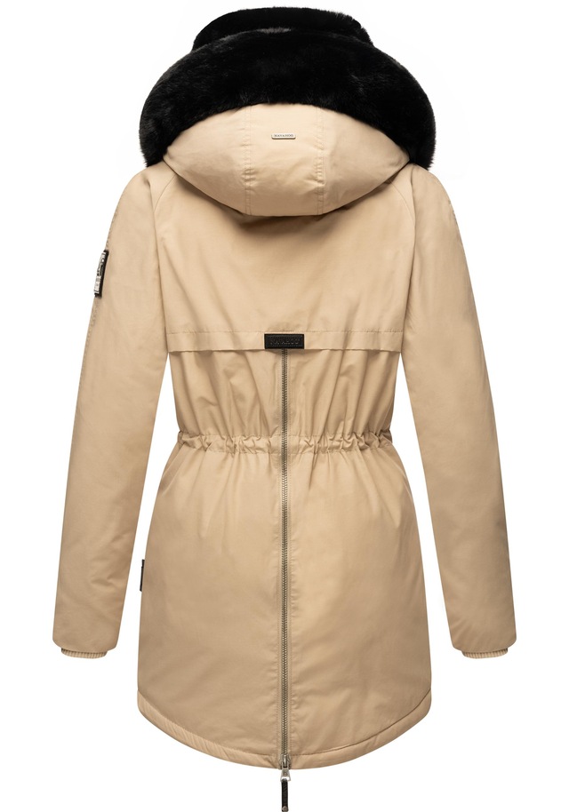 Navahoo Wintermantel »Sweety Deluxe« modischer Winterparka mit großer doppelter Kapuze