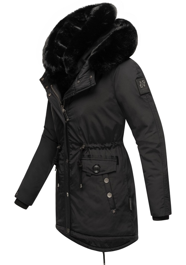 Navahoo Wintermantel »Sweety Deluxe« modischer Winterparka mit großer doppelter Kapuze