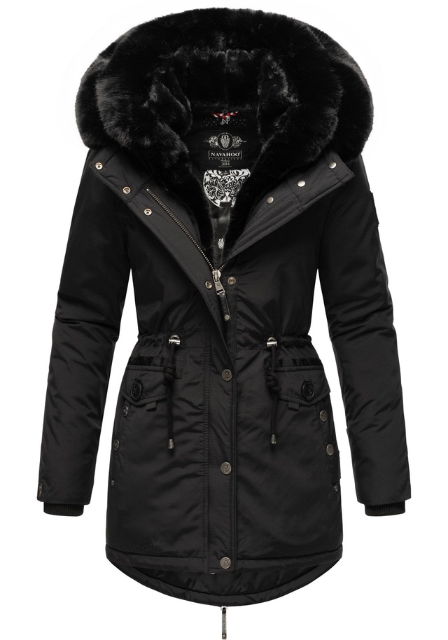 Navahoo Wintermantel »Sweety Deluxe« modischer Winterparka mit großer doppelter Kapuze