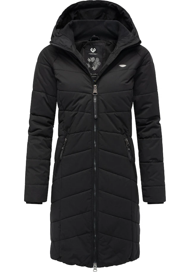 Ragwear Steppmantel »Dizzie Coat« Wasserdichter Winterparka mit gefütterter Kapuze