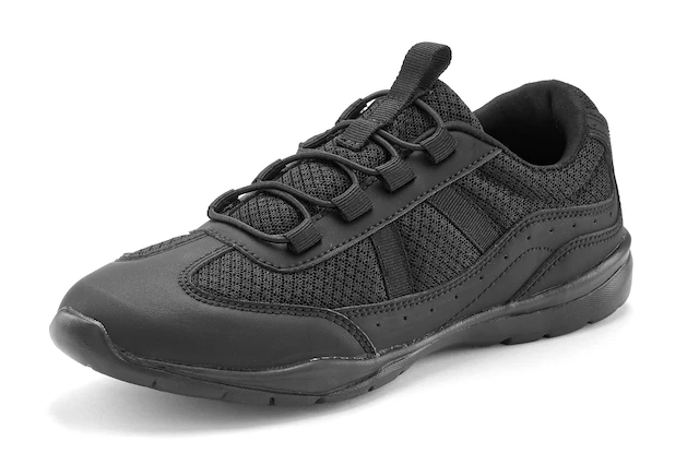 LASCANA Sneaker »Freizeitschuh, Halbschuh, Turnschuhe, Slip-On-Sneaker,« zum Reinschlüpfen mit elastischen Schnürbändern VEGAN