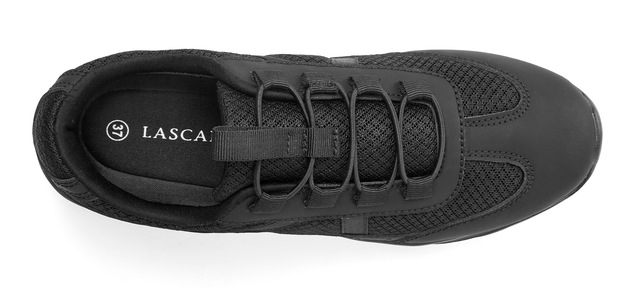 LASCANA Sneaker »Freizeitschuh, Halbschuh, Turnschuhe, Slip-On-Sneaker,« zum Reinschlüpfen mit elastischen Schnürbändern VEGAN
