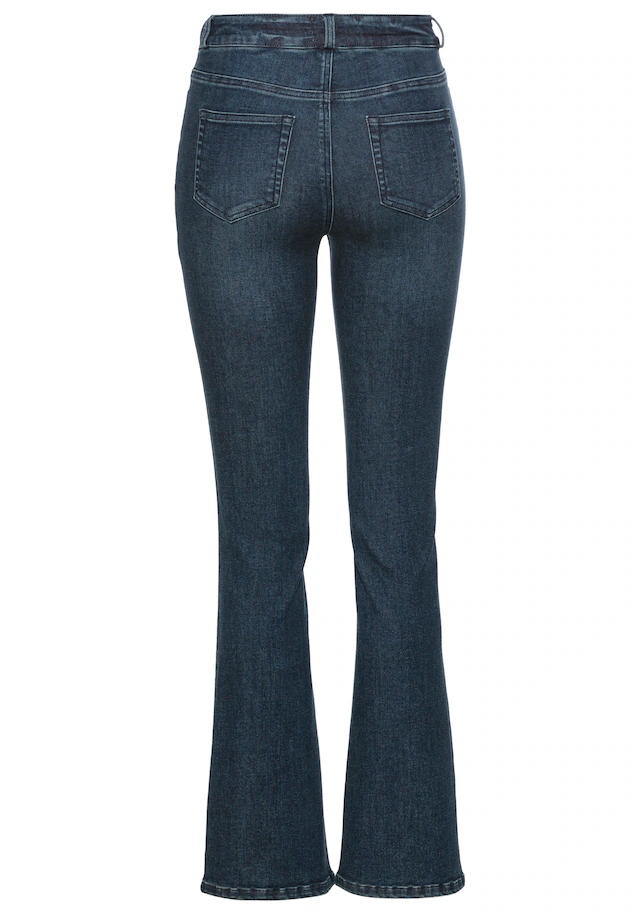 Arizona Bootcut-Jeans »Ultra Soft« elastische Passform, ausgestellte Beinform, hohe Leibhöhe
