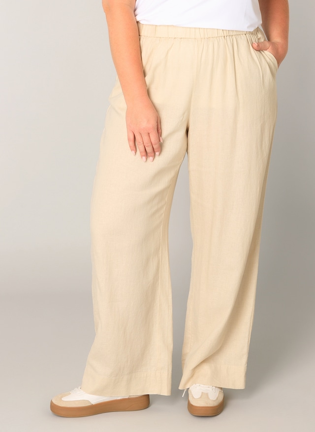 Base Level Curvy Leinenhose »Yula« Große Größen