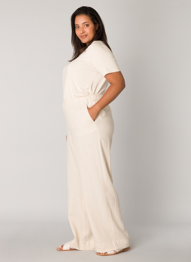 Base Level Curvy Leinenhose »Yula« Große Größen