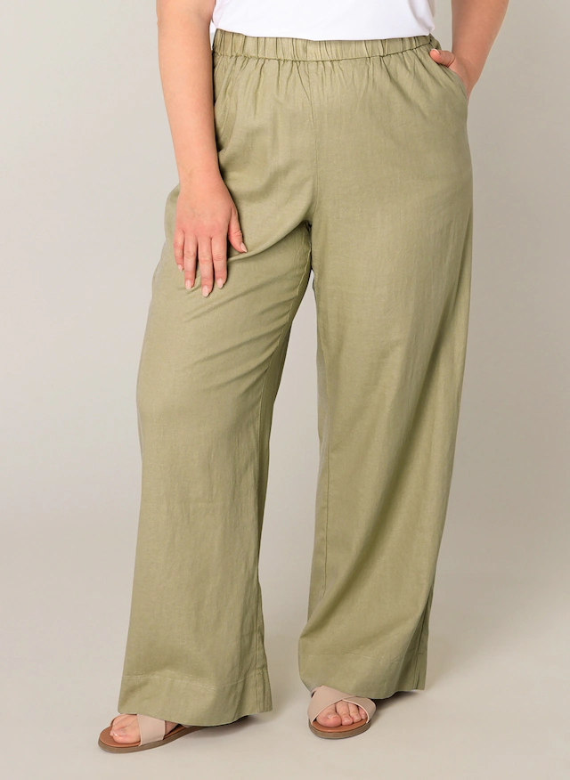 Base Level Curvy Leinenhose »Yula« Große Größen