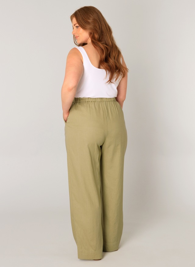Base Level Curvy Leinenhose »Yula« Große Größen