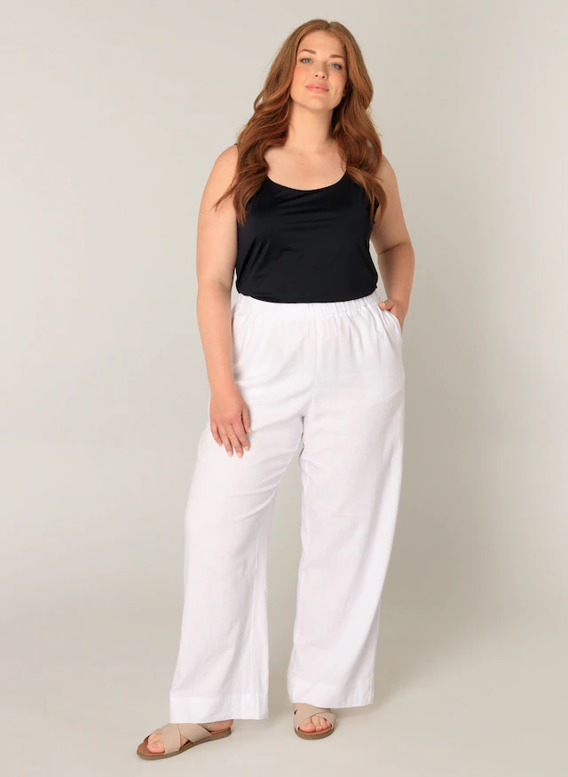 Base Level Curvy Leinenhose »Yula« Große Größen