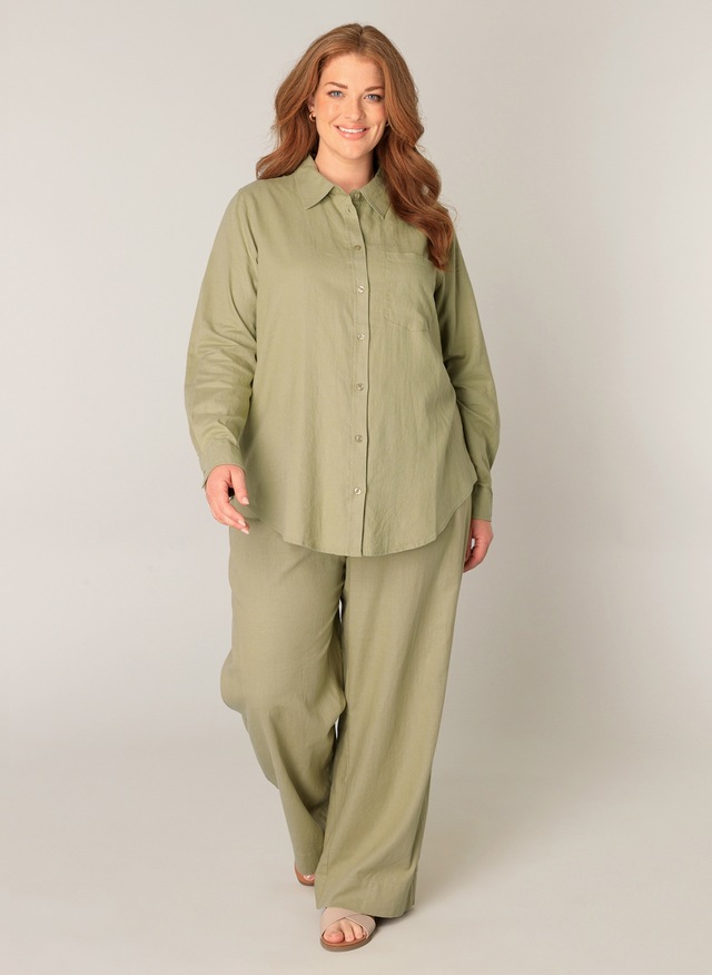 Base Level Curvy Langarmbluse »Yaella« Große Größen