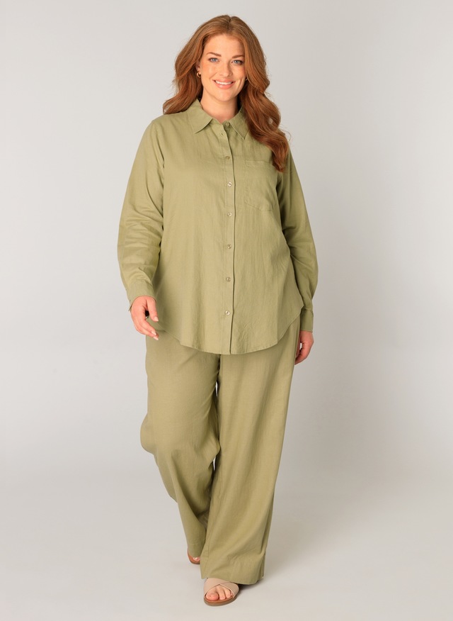 Base Level Curvy Langarmbluse »Yaella« Große Größen