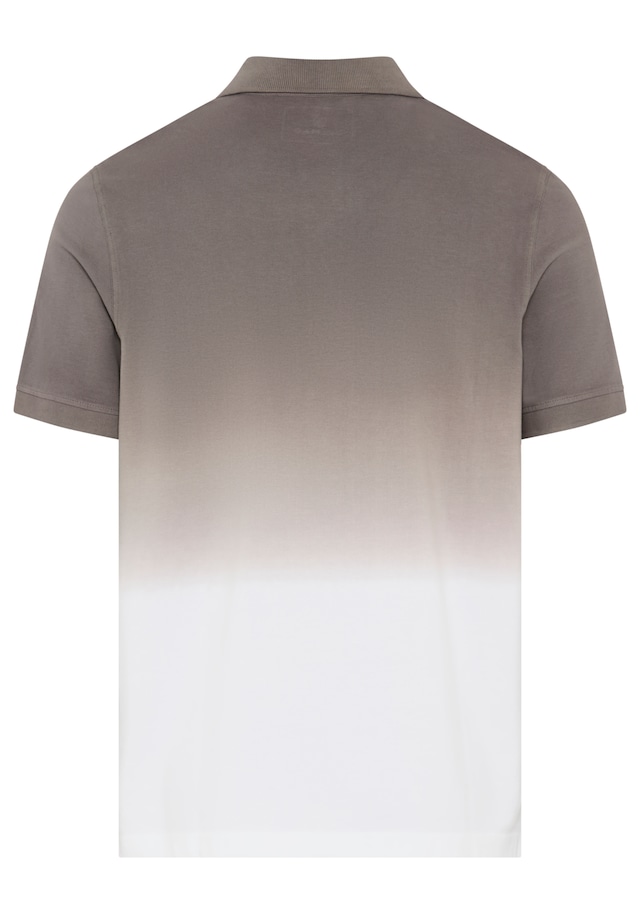 DELMAO Poloshirt kurzärmelig, lässiges Batikmuster, Polokragen