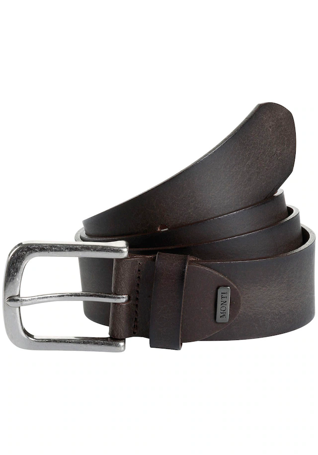 MONTI Ledergürtel »NASHVILLE« 4,0 cm breit, Jeans-Casual, kürzbar, bis Gr. 150 cm