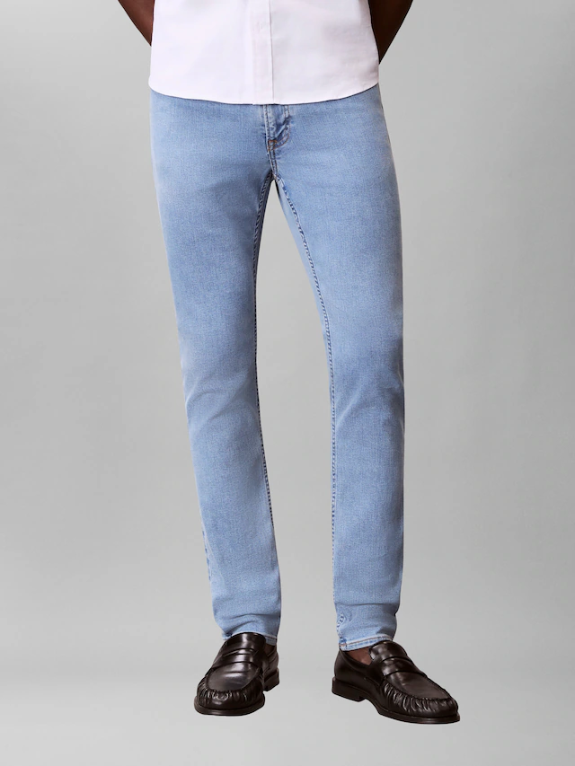 Calvin Klein Jeans Skinny-fit-Jeans »SKINNY« mit Leder-Badge
