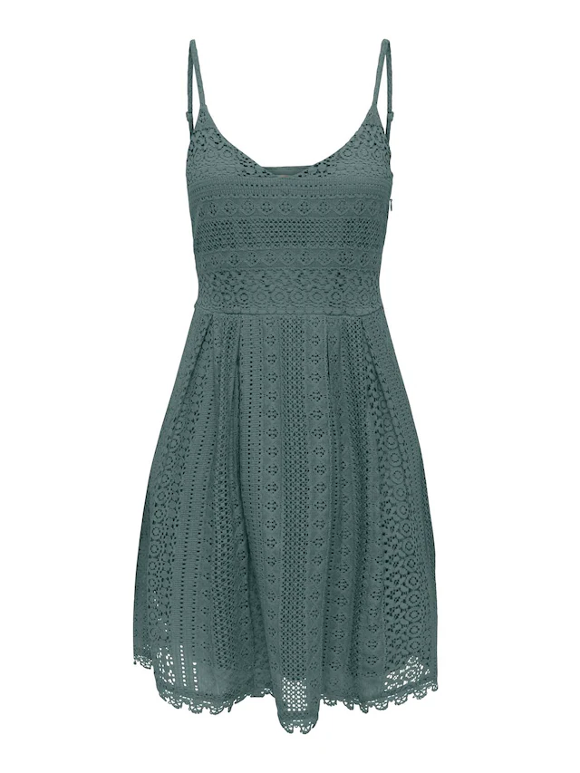 ONLY Trägerkleid »ONLHELENA – Trägerkleid aus Baumwolle für den Sommer« Baumwolle, regular fit, V-Ausschnitt