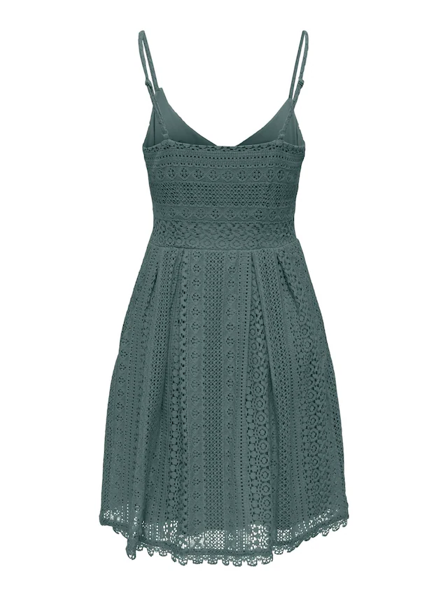 ONLY Trägerkleid »ONLHELENA – Trägerkleid aus Baumwolle für den Sommer« Baumwolle, regular fit, V-Ausschnitt