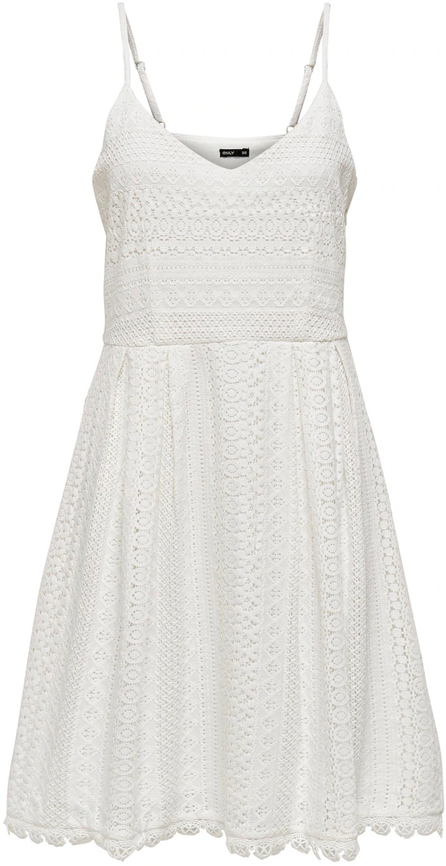 ONLY Trägerkleid »ONLHELENA – Trägerkleid aus Baumwolle für den Sommer« Baumwolle, regular fit, V-Ausschnitt