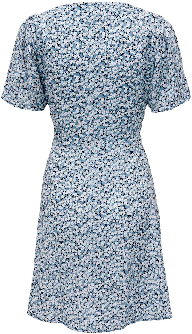 ONLY Minikleid »ONLEVIDA S/S SHORT DRESS WVN NOOS« Viskose, regular fit, V-Ausschnitt