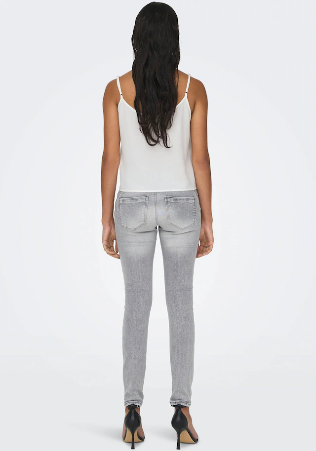 ONLY Trägertop »ONLLECEY SL KNOT SINGLET NOOS WVN« Materialmix, regular fit