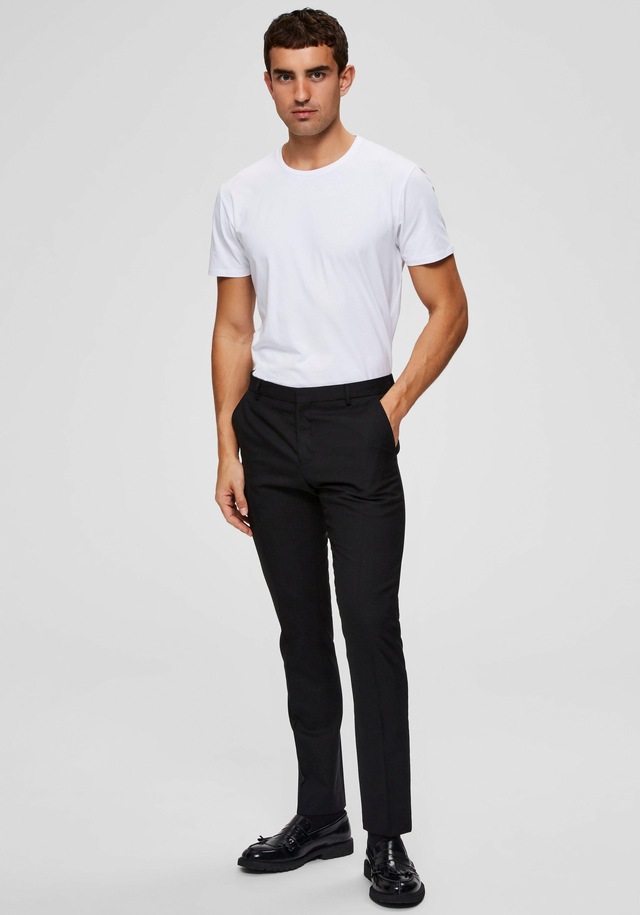 SELECTED Rundhalsshirt »SLHNEWPIMA SS O-NECK TEE NOOS«