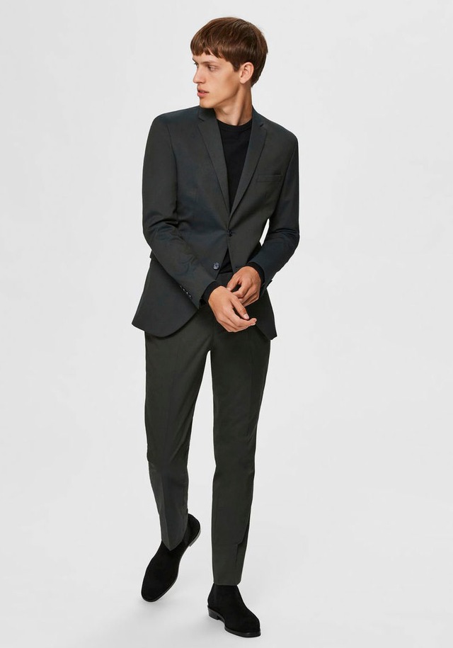 SELECTED Rundhalspullover »SLHBERG CREW NECK NOOS« Baumwolle, regular fit
