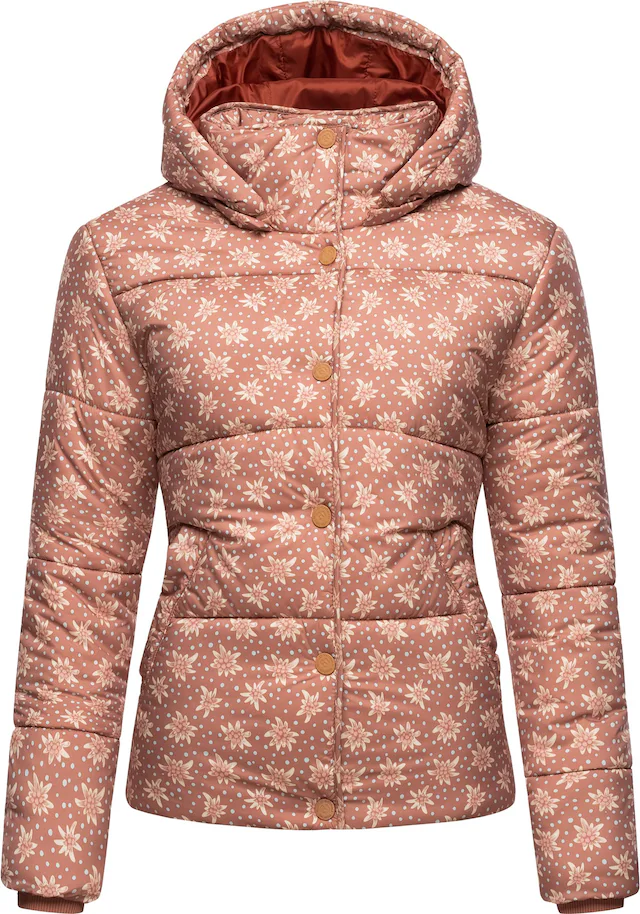 Ragwear Steppjacke »Relive Remake« mit Kapuze Modische cropped Winter Kurzjacke