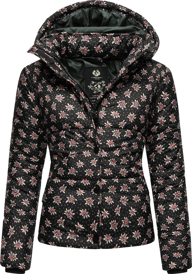 Ragwear Steppjacke »Relive Remake« mit Kapuze Modische cropped Winter Kurzjacke