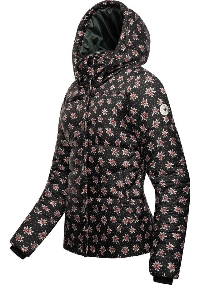 Ragwear Steppjacke »Relive Remake« mit Kapuze Modische cropped Winter Kurzjacke