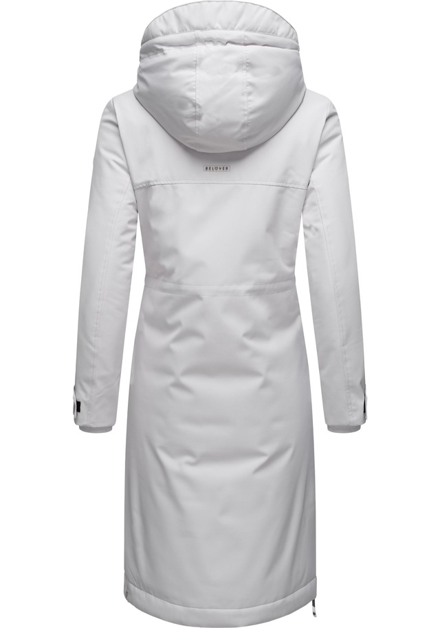 Ragwear Wintermantel »Refutura Remake« Langer wasserdichter Mantel mit Kapuze