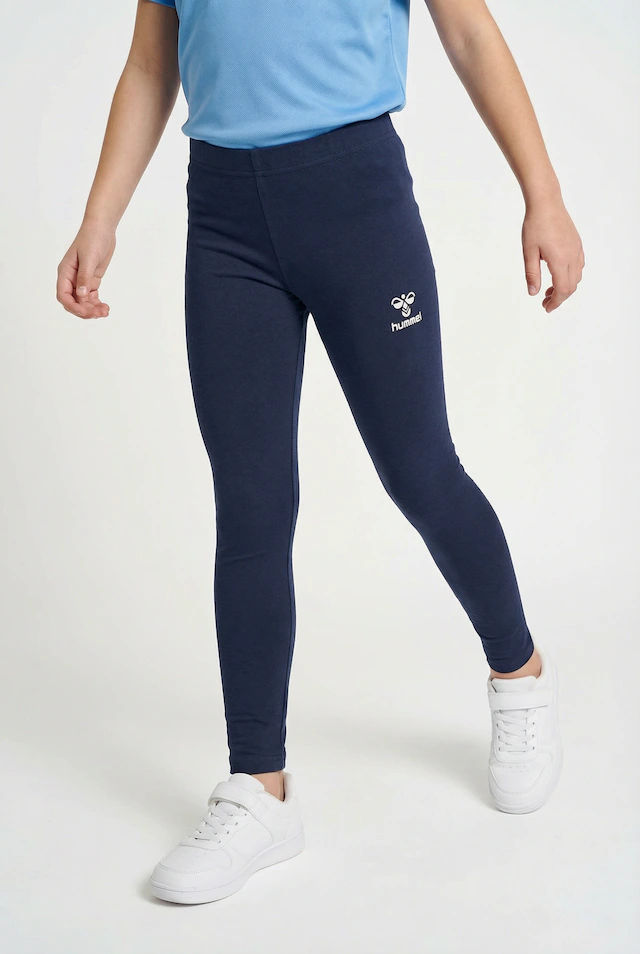 hummel Leggings »für Kinder« für Kinder, mit abgesteppter Beinabschluss, extra enge Beinform