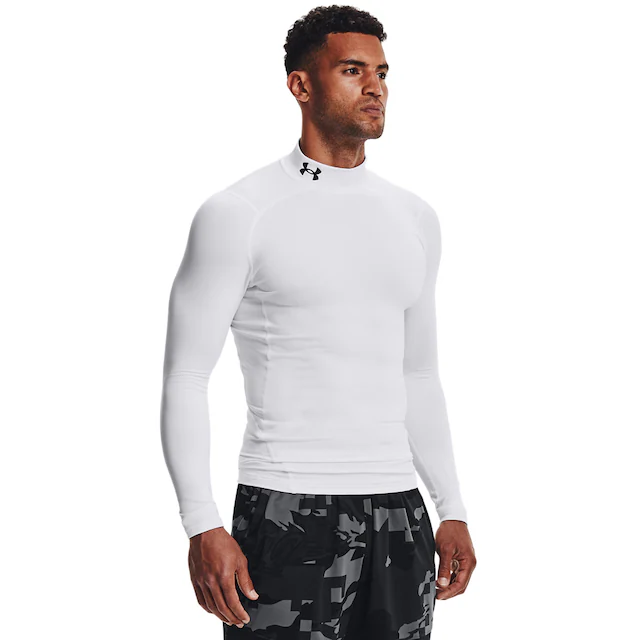 Under Armour® Trainingsshirt »UA CG ARMOUR COMP MOCK« Langarm-Ausführung, mit Stehkragen, schnell trocknend, atmungsaktiv