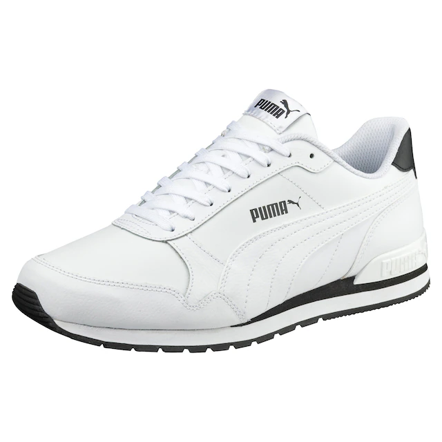 PUMA Sneaker »ST RUNNER V2 FULL L« mit Schnürverschluss, mit SOFTFOAM+ Dämpfungstechnologie, aus Leder
