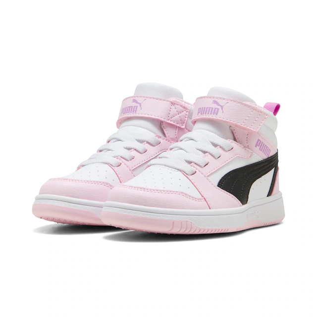 PUMA Sneaker »REBOUND V6 MID AC+ PS« mit leicht profilierter Gummilaufsohle, mit Klettverschluss