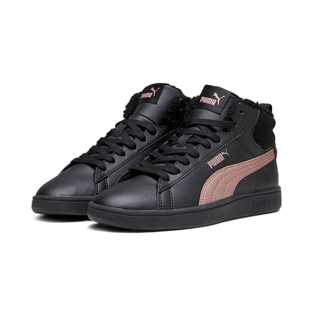 PUMA Winterboots »SMASH 3.0 MID WTR« gefüttertes Innenmaterial, mit Schnürung, aus Synthetik und Leder