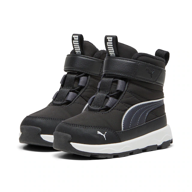 PUMA Winterboots »EVOLVE BOOT AC+ INF« knöchelhohe Form, elastische Schnürsenkel, Klettverschluss