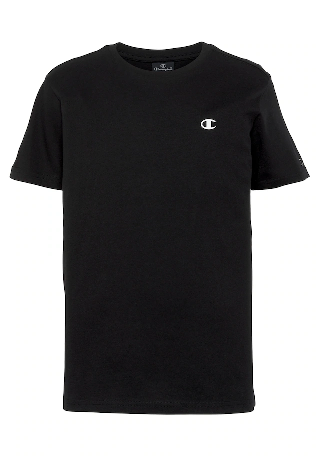 Champion T-Shirt Packung, 2 Stk. 2er-Pack, Kurzarm, mit Rundhalsausschnitt, aus Baumwolle