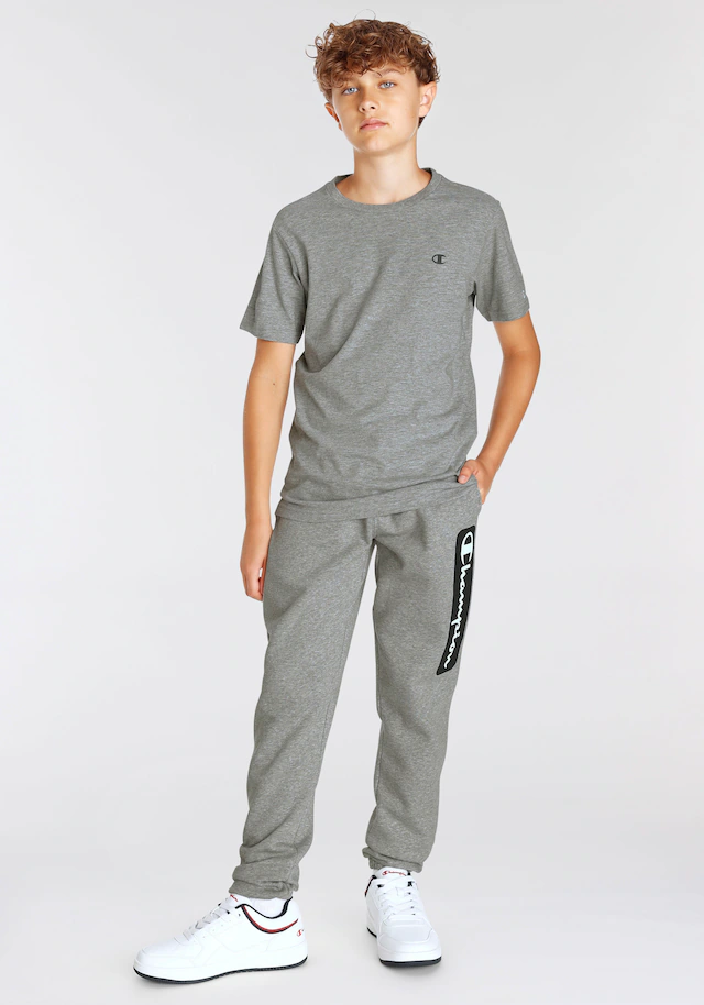 Champion T-Shirt Packung, 2 Stk. 2er-Pack, Kurzarm, mit Rundhalsausschnitt, aus Baumwolle