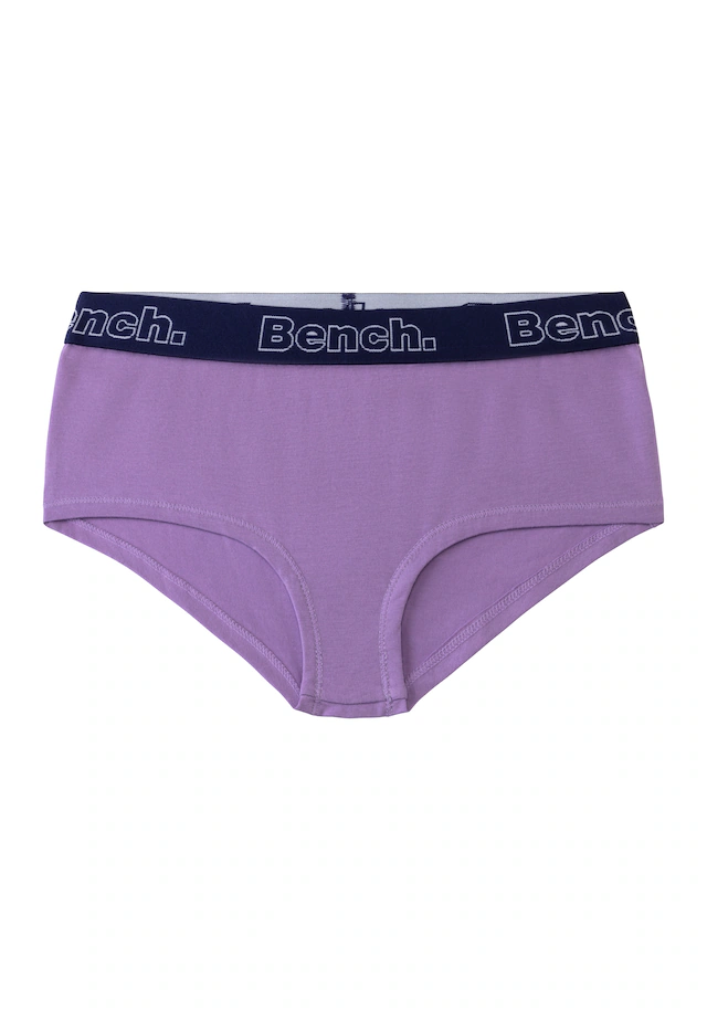 Bench. Panty Packung, 3 Stk. unifarben, mit Logobund, Baumwollmischung