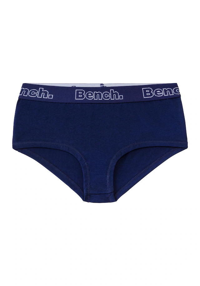 Bench. Panty Packung, 3 Stk. unifarben, mit Logobund, Baumwollmischung