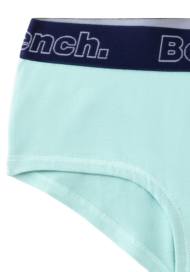 Bench. Panty Packung, 3 Stk. unifarben, mit Logobund, Baumwollmischung